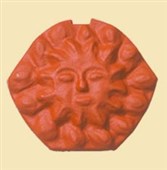 KMB BETA Elegant Hřebenová ucpávka SLUNEČNICE modrá